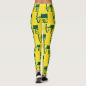 Oregon LOVE Green Leggings (Achterkant)