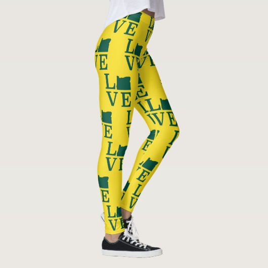 Oregon LOVE Green Leggings (Rechts)