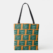 Oregon LOVE Rope Green Tote Bag (Achterkant)