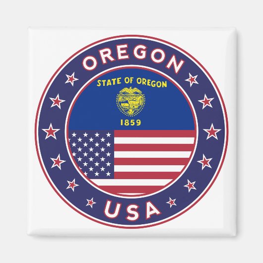 Oregon Magneet (Voorkant)