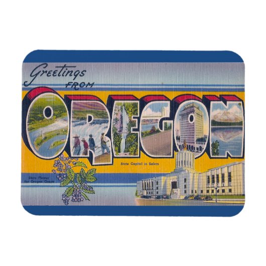 Oregon Magnet Magneet (Horizontaal)