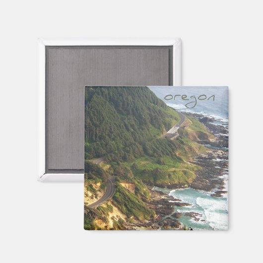 Oregon Magnet met titel (Voorkant / Achterkant)