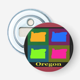 Oregon Map Button Flesopener