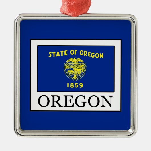 Oregon Metalen Ornament (Voorkant)