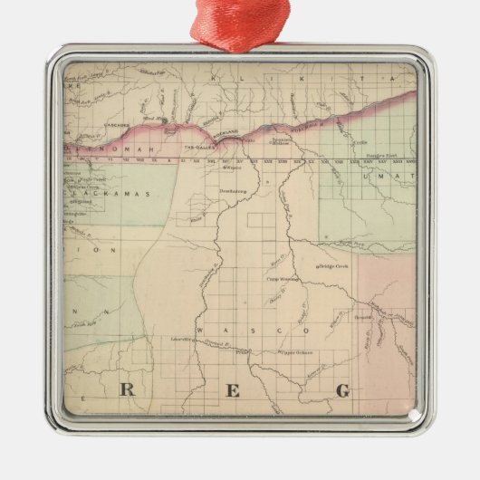 Oregon Metalen Ornament (Voorkant)
