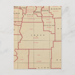 Oregon mfg, mechanische industrie briefkaart