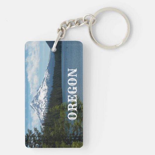 Oregon Mount Hood Landschap Sleutelhanger (achterkant)