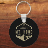 Oregon Mountain Mt. Hood Sleutelhanger (Voorkant)
