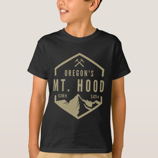 Oregon Mountain Mt. Hood  T-shirt (Voorkant)