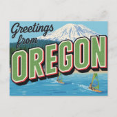 Oregon Mountain Windsurfing Greetings Briefkaart (Voorkant)