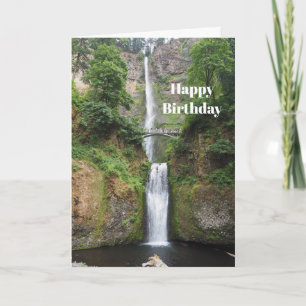 Oregon Multnomah Herfsten Foto van Birthday Kaart