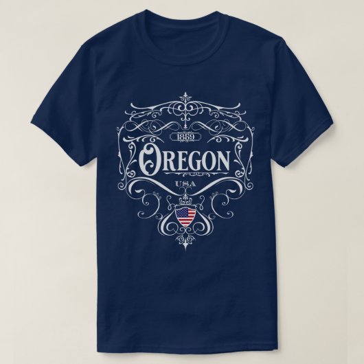 Oregon  ontwerp 1 t-shirt (Design voorkant)