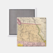 Oregon, Opper-Californië en New Mexico Magneet (Voorkant / Achterkant)