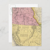 Oregon, Opper-Californië en Nieuw-Mexico Briefkaart (Voorkant / Achterkant)