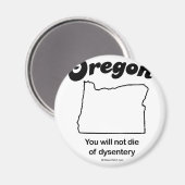 OREGON - "OREGON STATE MOTTO" T-shirts en kleding Magneet (Voorkant / Achterkant)