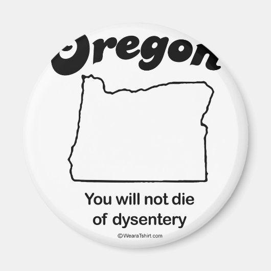 OREGON - "OREGON STATE MOTTO" T-shirts en kleding Magneet (Voorkant)