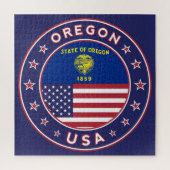 Oregon, Oregon sticker, telefooncel, canvas tas Legpuzzel (Verticaal)