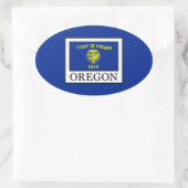 Oregon Ovale Sticker (Tas)