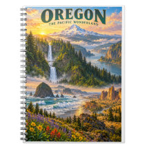 Oregon Pacific Wonderland Schitterende Reisposter