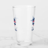 Oregon Patriotic Pride gepersonaliseerd Glas (Links)