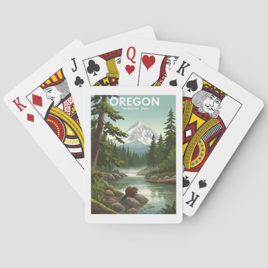 Oregon Pokerkaarten (Achterkant)