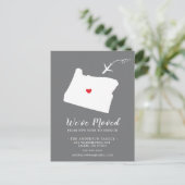 OREGON Post Card (Verplaatsende Aankondiging) Briefkaart (Staand voorkant)