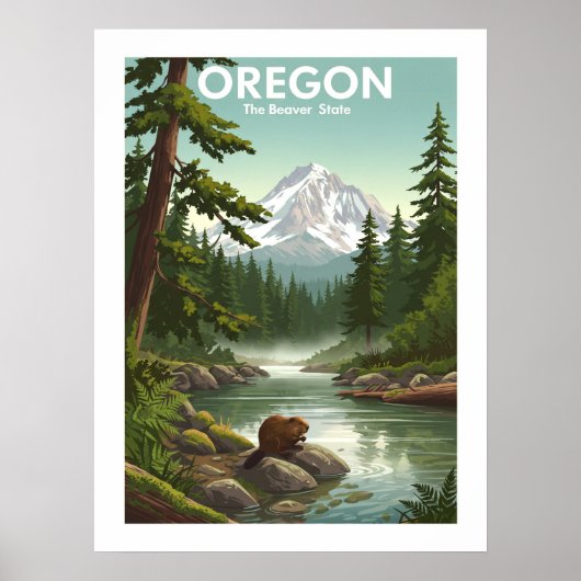  Oregon Poster (Voorkant)