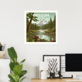  Oregon Poster (Thuiskantoor)