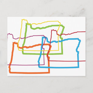 oregon pride blur briefkaart