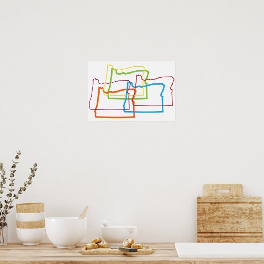 oregon pride blur poster (Keuken)