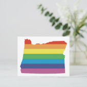 oregon pride. briefkaart (Staand voorkant)