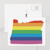 oregon pride. briefkaart (Voorkant / Achterkant)