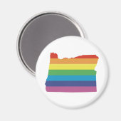 oregon pride. magneet (Voorkant / Achterkant)