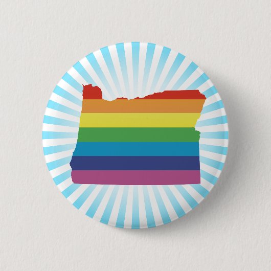 oregon pride. ronde button 5,7 cm (Voorkant)
