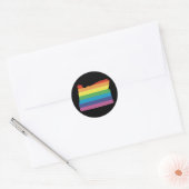oregon pride. ronde sticker (Envelop)