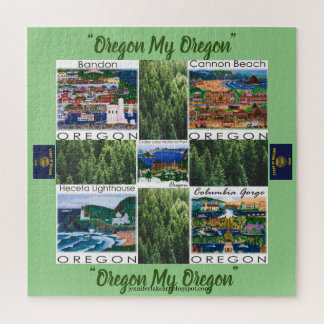 Oregon Puzzle 2 vieren Legpuzzel