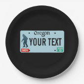 Oregon Sasquatch License Bord (Voorkant)