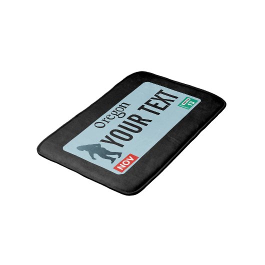 Oregon Sasquatch License Bord Badmat (Gekanteld)