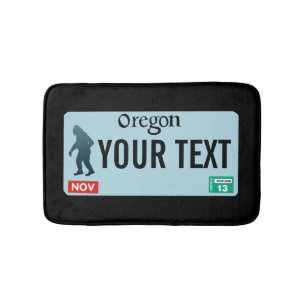 Oregon Sasquatch License Bord Badmat