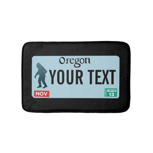 Oregon Sasquatch License Bord Badmat (Voorkant)
