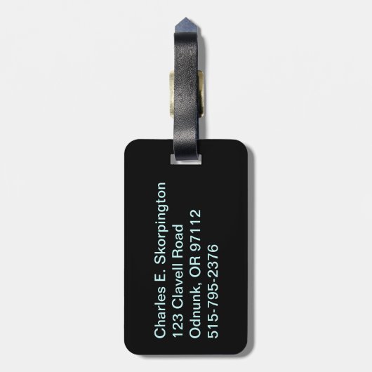 Oregon Sasquatch License Bord Bagagelabel (Achterkant verticaal)