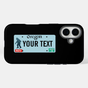 Oregon Sasquatch License Bord iPhone 16 Hoesje