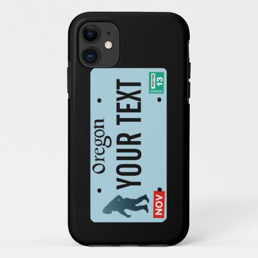 Oregon Sasquatch License Bord Case-Mate iPhone Case (Achterkant)
