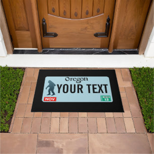 Oregon Sasquatch License Bord Deurmat