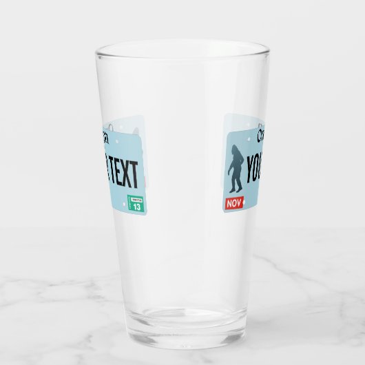 Oregon Sasquatch License Bord Glas (Rechts)