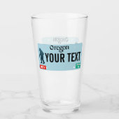 Oregon Sasquatch License Bord Glas (Voorkant)