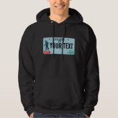 Oregon Sasquatch License Bord Hoodie (Voorkant)