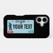 Oregon Sasquatch License Bord iPhone 16 Hoesje (Achterkant horizontaal)