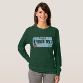 Oregon Sasquatch License Bord T-shirt (Voorkant volledig)