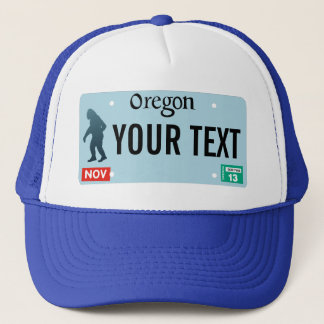 Oregon Sasquatch License Bord Trucker Pet